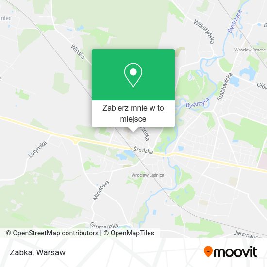 Mapa Zabka