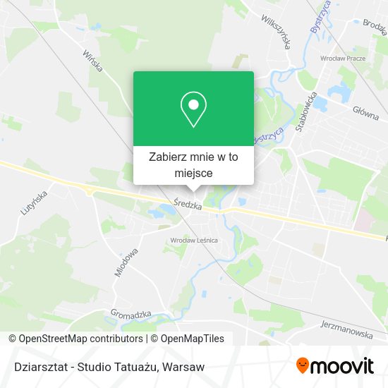 Mapa Dziarsztat - Studio Tatuażu