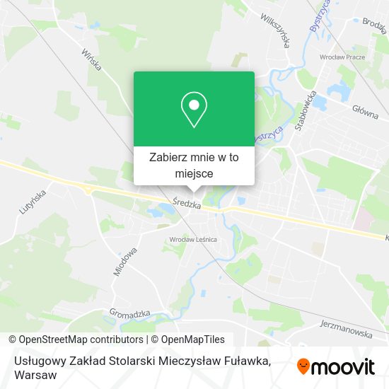 Mapa Usługowy Zakład Stolarski Mieczysław Fuławka