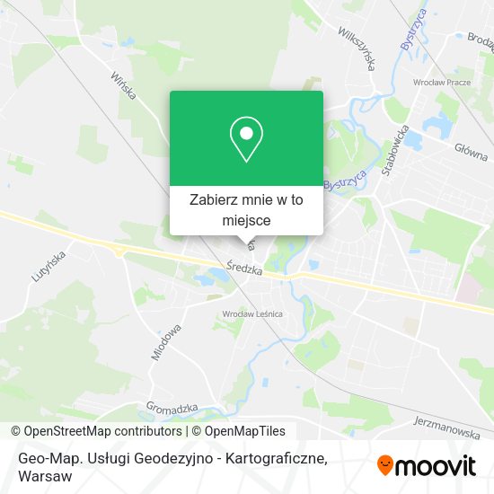 Mapa Geo-Map. Usługi Geodezyjno - Kartograficzne