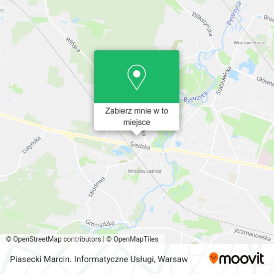 Mapa Piasecki Marcin. Informatyczne Usługi