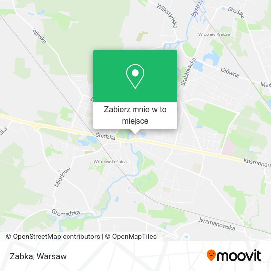 Mapa Zabka