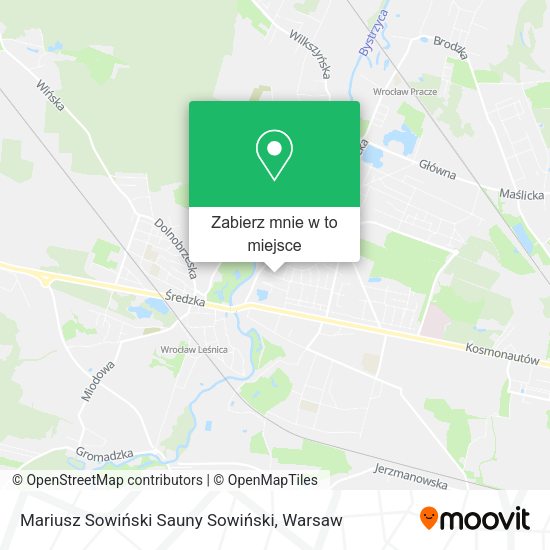 Mapa Mariusz Sowiński Sauny Sowiński