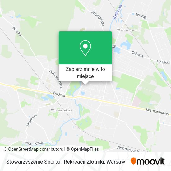 Mapa Stowarzyszenie Sportu i Rekreacji Zlotniki