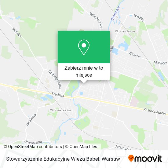 Mapa Stowarzyszenie Edukacyjne Wieża Babel