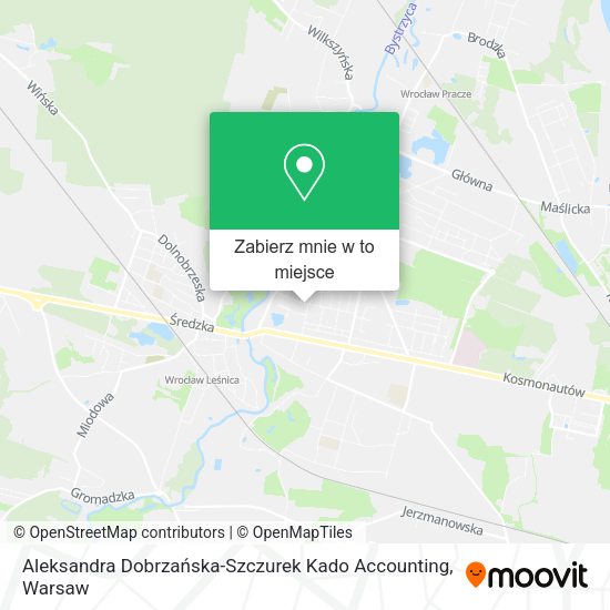 Mapa Aleksandra Dobrzańska-Szczurek Kado Accounting