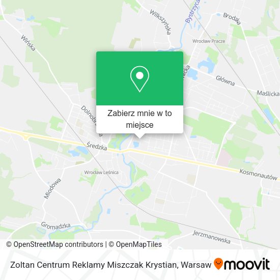 Mapa Zoltan Centrum Reklamy Miszczak Krystian