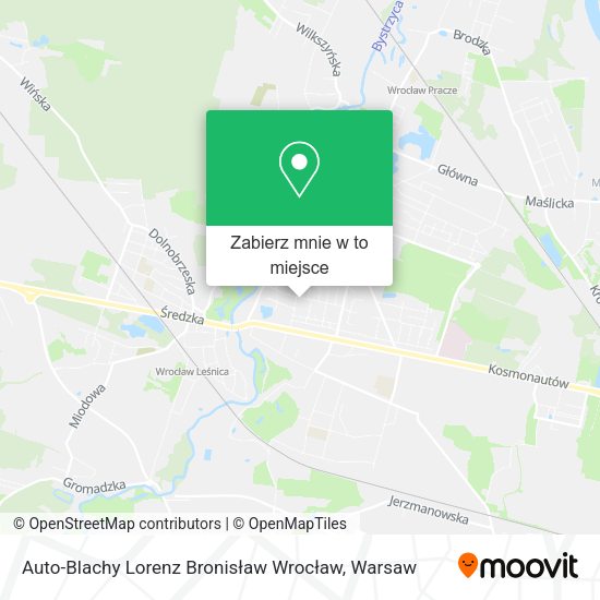 Mapa Auto-Blachy Lorenz Bronisław Wrocław