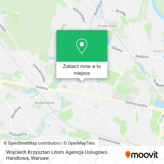 Mapa Wojciech Krzysztan Litom Agencja Usługowo Handlowa