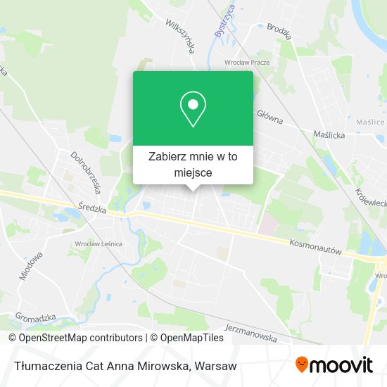 Mapa Tłumaczenia Cat Anna Mirowska