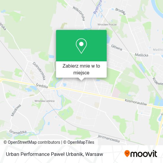 Mapa Urban Performance Paweł Urbanik