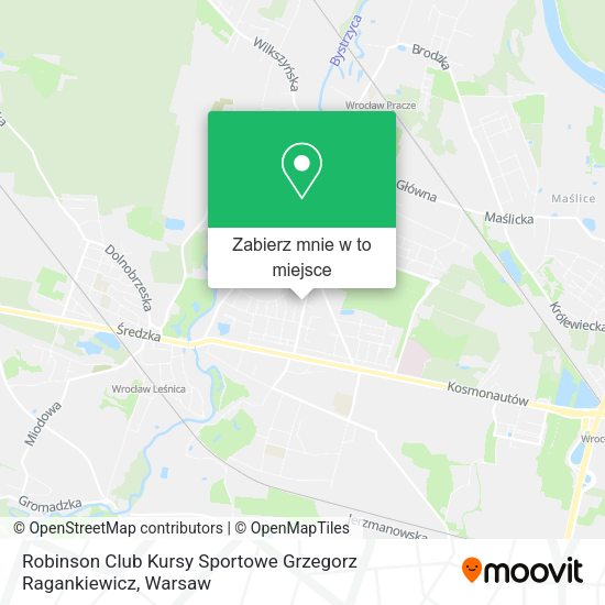 Mapa Robinson Club Kursy Sportowe Grzegorz Ragankiewicz