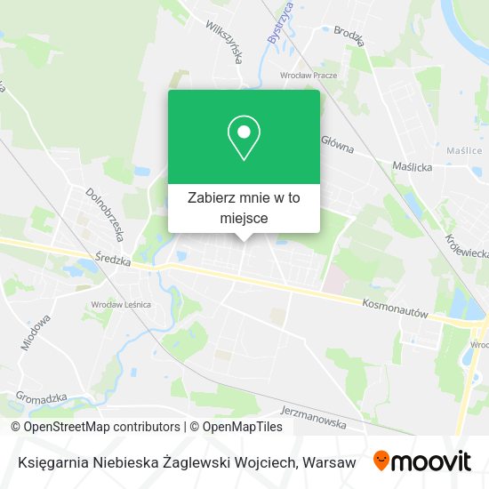 Mapa Księgarnia Niebieska Żaglewski Wojciech