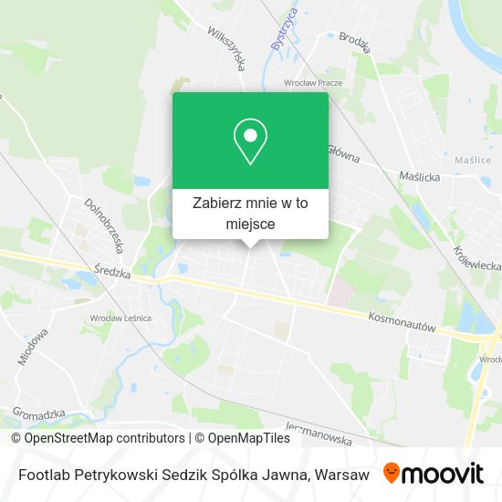 Mapa Footlab Petrykowski Sedzik Spólka Jawna