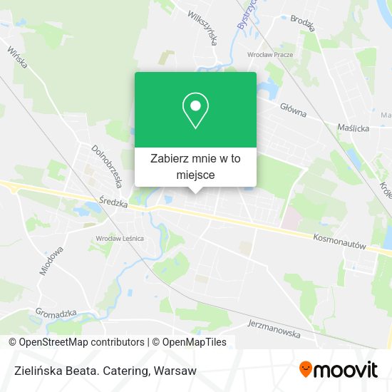 Mapa Zielińska Beata. Catering