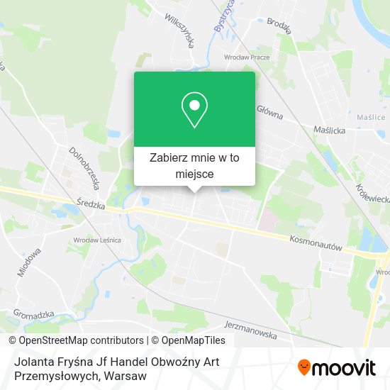 Mapa Jolanta Fryśna Jf Handel Obwoźny Art Przemysłowych