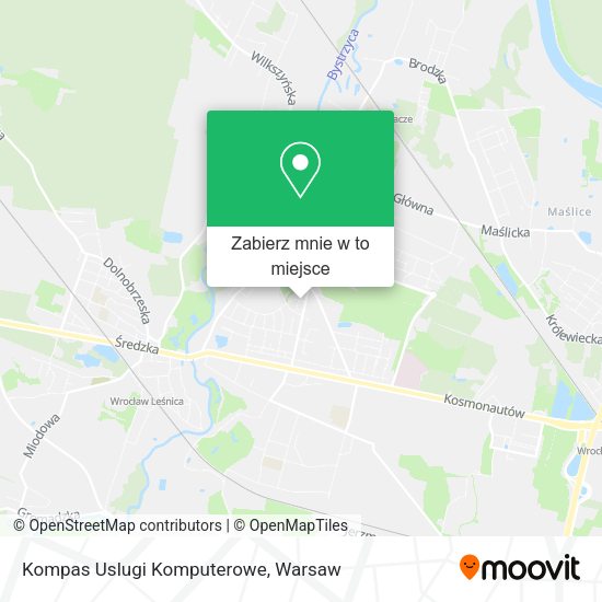 Mapa Kompas Uslugi Komputerowe