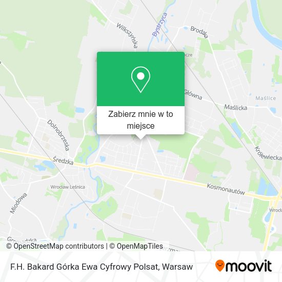 Mapa F.H. Bakard Górka Ewa Cyfrowy Polsat