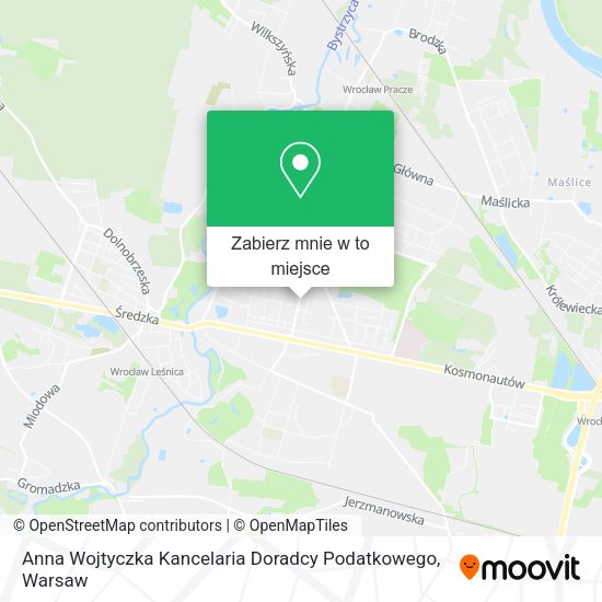 Mapa Anna Wojtyczka Kancelaria Doradcy Podatkowego