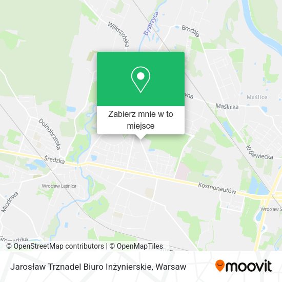 Mapa Jarosław Trznadel Biuro Inżynierskie