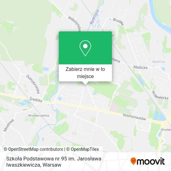 Mapa Szkoła Podstawowa nr 95 im. Jarosława Iwaszkiewicza