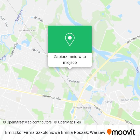 Mapa Emiszkol Firma Szkoleniowa Emilia Roszak