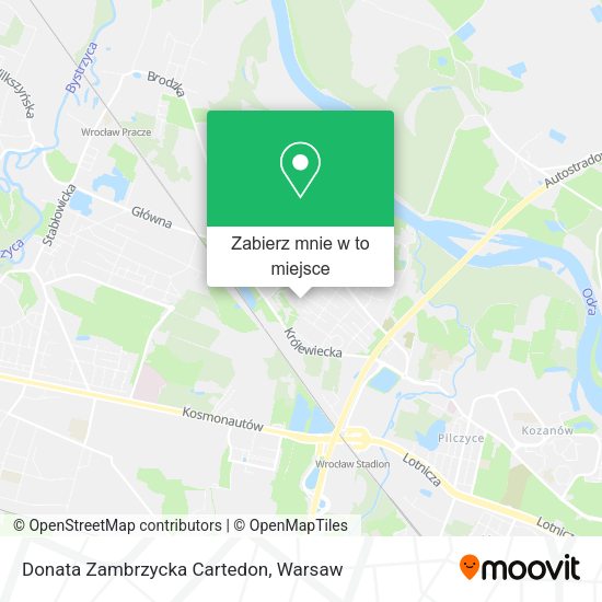 Mapa Donata Zambrzycka Cartedon