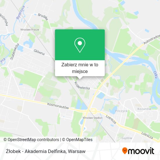 Mapa Żłobek - Akademia Delfinka