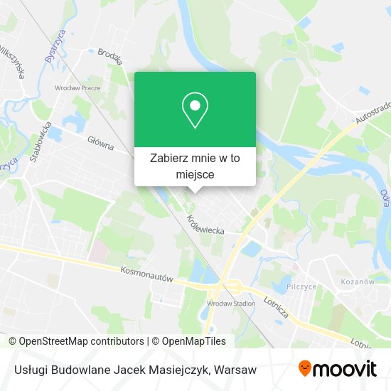 Mapa Usługi Budowlane Jacek Masiejczyk