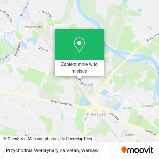 Mapa Przychodnia Weterynaryjna Vetan