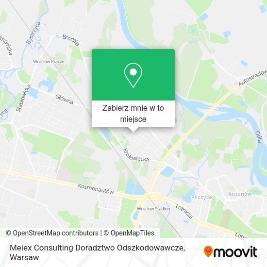 Mapa Melex Consulting Doradztwo Odszkodowawcze