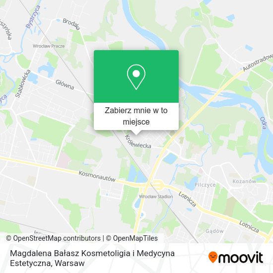 Mapa Magdalena Bałasz Kosmetoligia i Medycyna Estetyczna