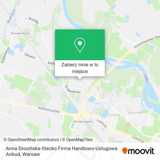 Mapa Anna Drosińska-Stecko Firma Handlowo-Usługowa Anbud