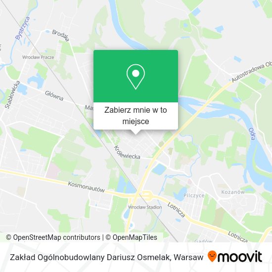 Mapa Zakład Ogólnobudowlany Dariusz Osmelak