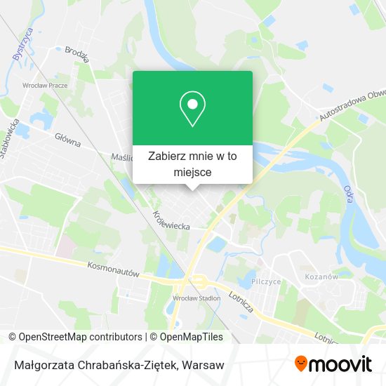 Mapa Małgorzata Chrabańska-Ziętek