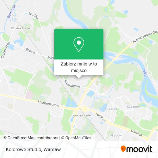 Mapa Kolorowe Studio