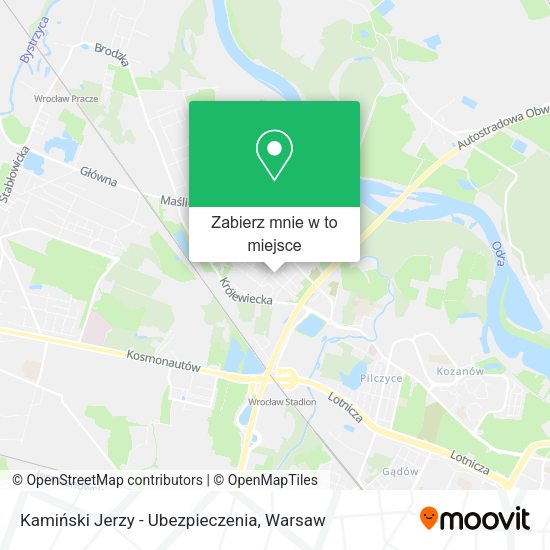 Mapa Kamiński Jerzy - Ubezpieczenia