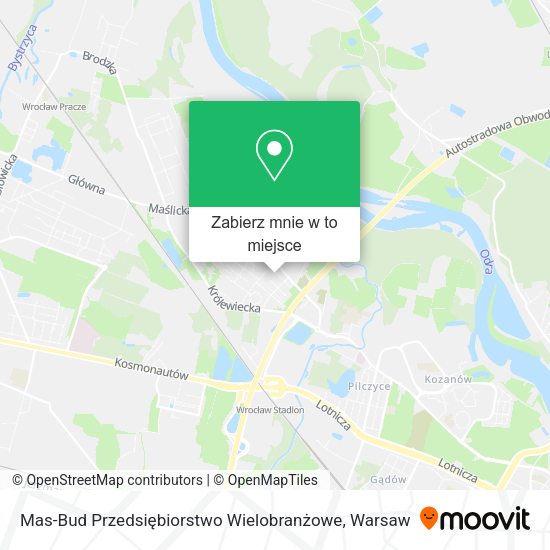 Mapa Mas-Bud Przedsiębiorstwo Wielobranżowe