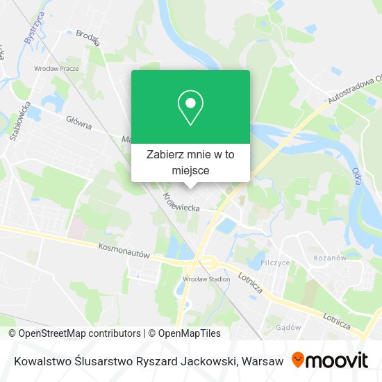 Mapa Kowalstwo Ślusarstwo Ryszard Jackowski