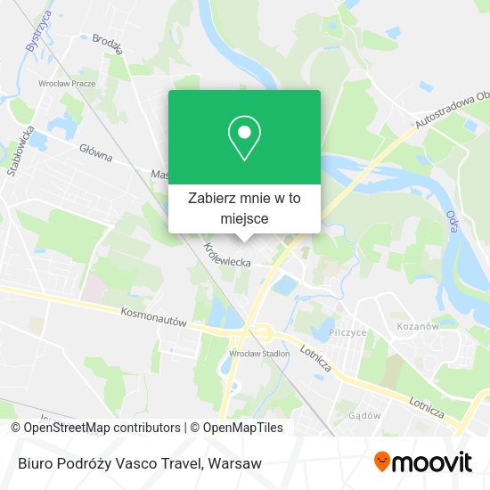 Mapa Biuro Podróży Vasco Travel