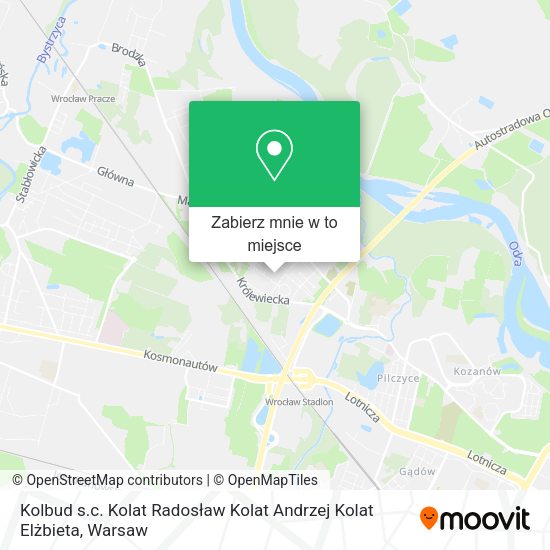 Mapa Kolbud s.c. Kolat Radosław Kolat Andrzej Kolat Elżbieta