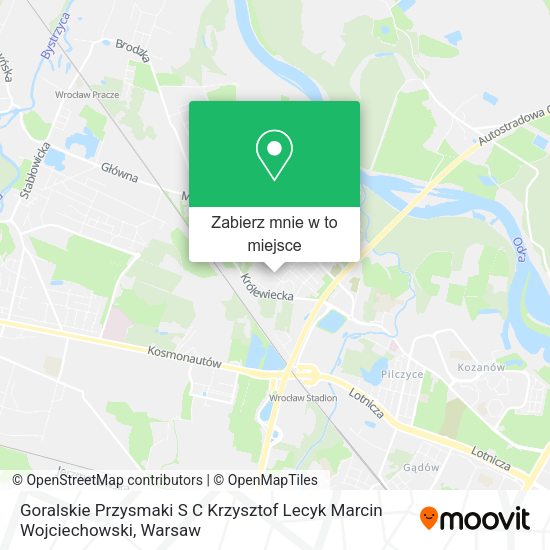 Mapa Goralskie Przysmaki S C Krzysztof Lecyk Marcin Wojciechowski