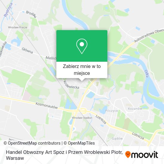 Mapa Handel Obwozny Art Spoz i Przem Wroblewski Piotr