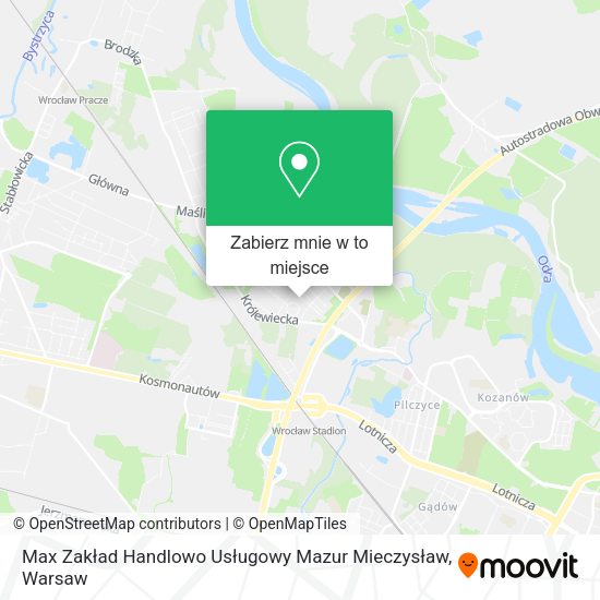 Mapa Max Zakład Handlowo Usługowy Mazur Mieczysław