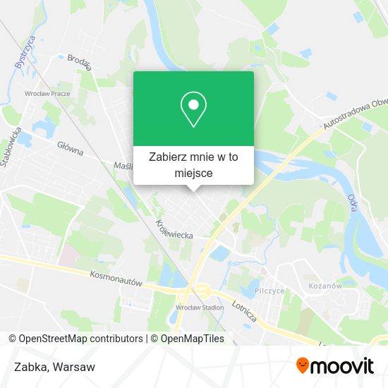 Mapa Zabka