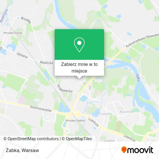 Mapa Żabka