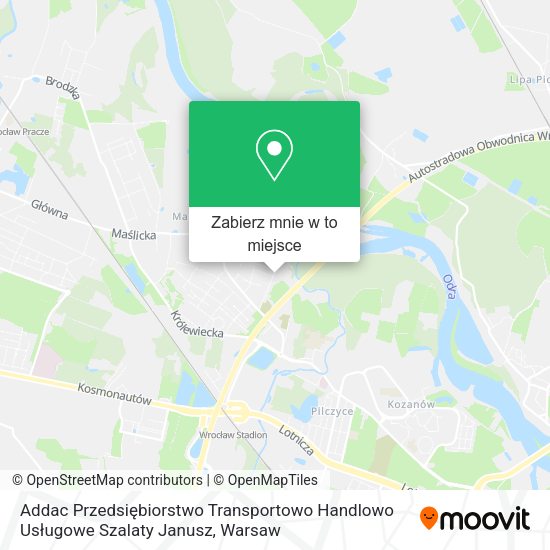 Mapa Addac Przedsiębiorstwo Transportowo Handlowo Usługowe Szalaty Janusz