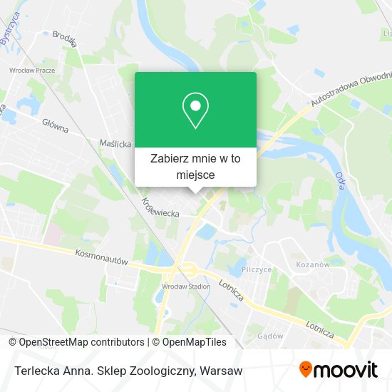 Mapa Terlecka Anna. Sklep Zoologiczny