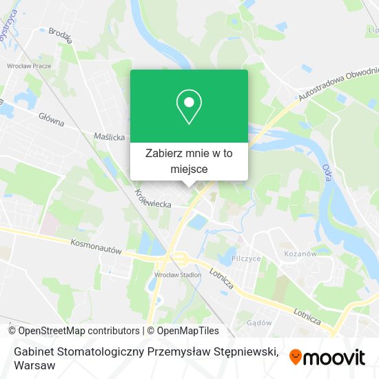 Mapa Gabinet Stomatologiczny Przemysław Stępniewski