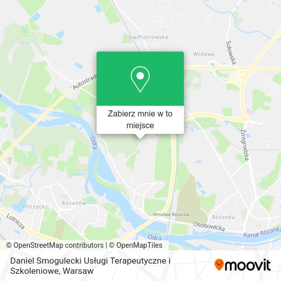 Mapa Daniel Smogulecki Usługi Terapeutyczne i Szkoleniowe